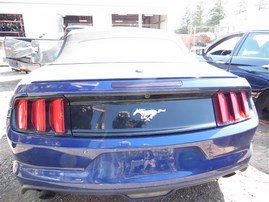 2016 Ford Mustang Blue Convertible 2.3L Turbo AT #F23279